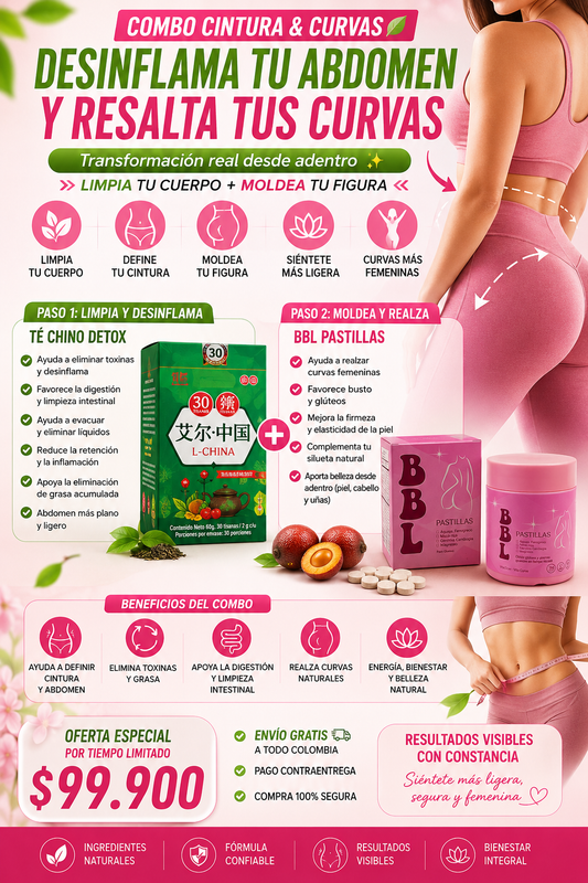 COMBO TE CHINO + AGUAJE VITALCOM